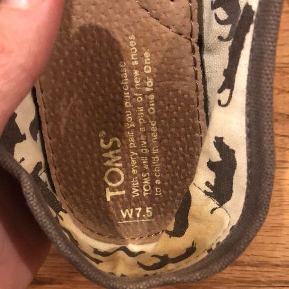 Toms  gray canvas shoe - Picture 4 of 7